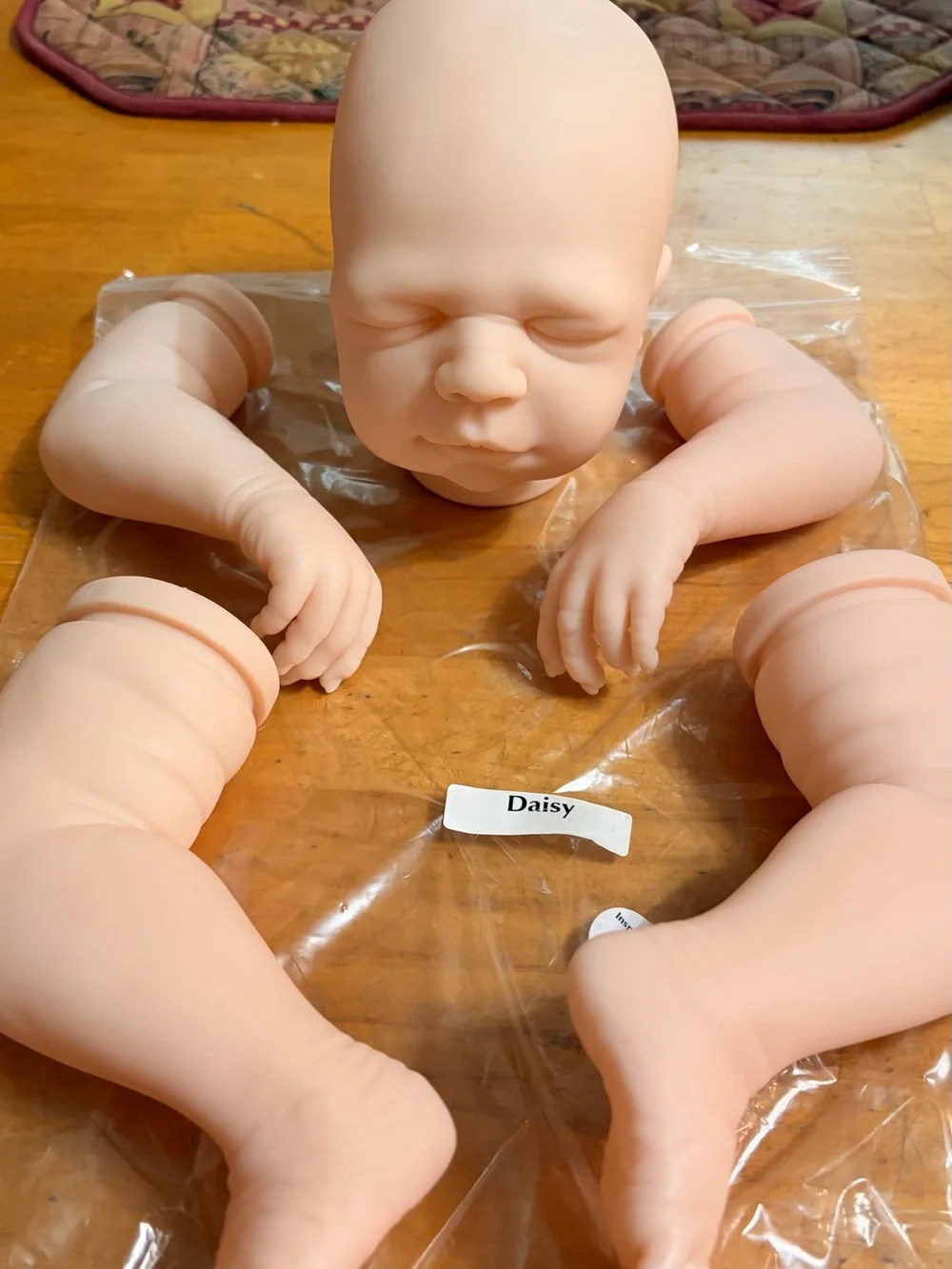 Unpainted Vinyl Reborn Doll Kit - Soft Flesh Tone DAISY